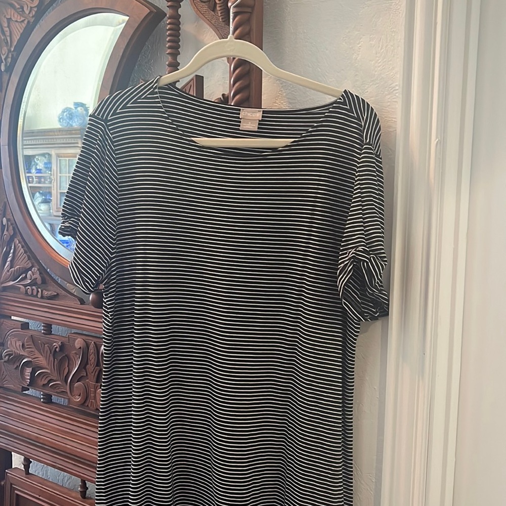 Chicos Size 3 tshirt dress